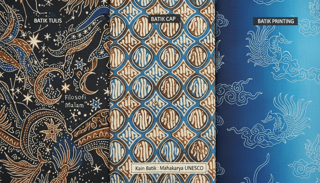 Mahakarya UNESCO, Filosofi “Malam”, dan Perbedaan Vital antara Tulis, Cap, dan Printing dari Kain Batik