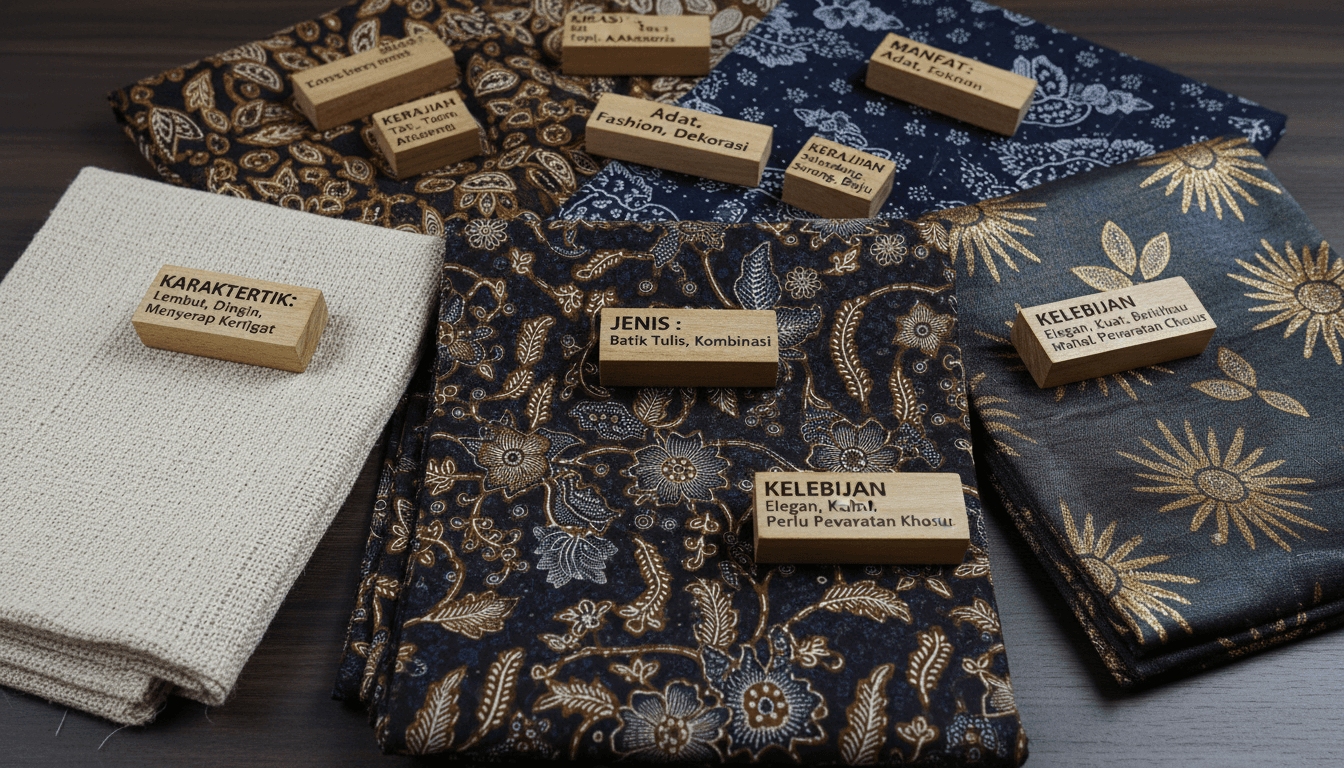 Jenis, Karakteristik, Kelebihan, Kekurangan, Manfaat, Kerajinan, dan Kreasi dari Kain Jarik