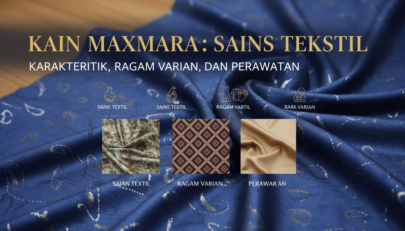Sains Tekstil, Karakteristik, Ragam Varian, dan Perawatan dari Kain Maxmara