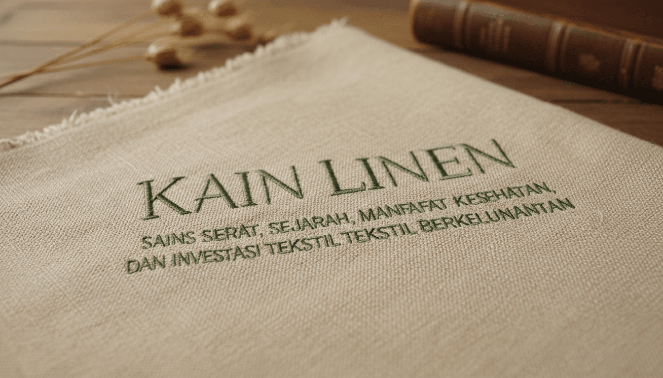Sains Serat, Sejarah, Manfaat Kesehatan, dan Investasi Tekstil Berkelanjutan dari Kain Linen
