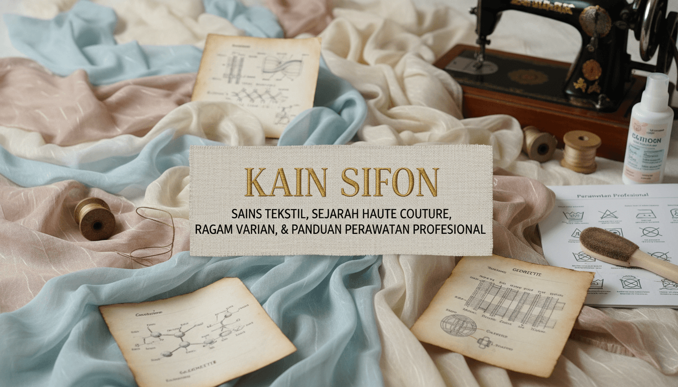 Sains Tekstil, Sejarah Haute Couture, Ragam Varian, dan Panduan Perawatan Profesional dari Kain Sifon