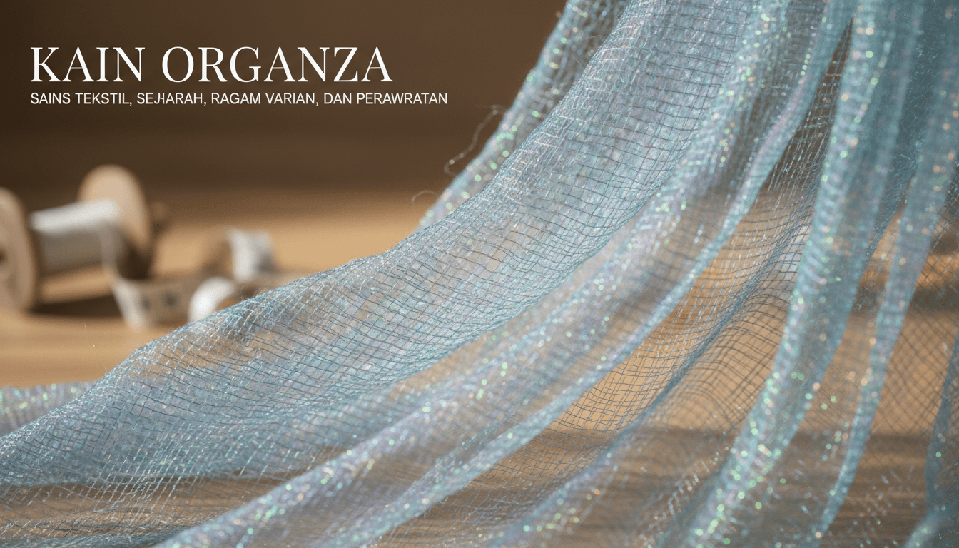 Sains Tekstil, Sejarah, Ragam Varian, dan Perawatan dari Kain Organza