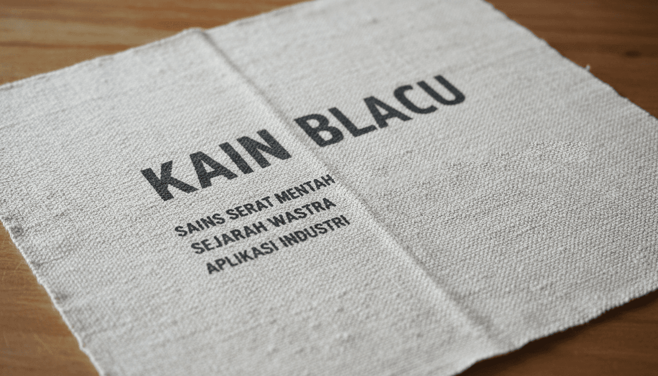 Sains Serat Mentah, Sejarah Wastra, Aplikasi Industri, dan Analisis Keberlanjutan dari Kain Blacu