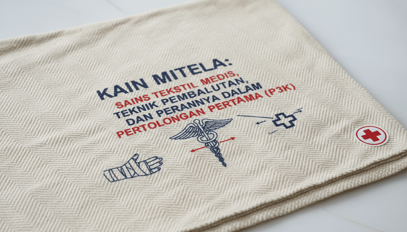 Sains Tekstil Medis, Teknik Pembalutan, dan Perannya dalam Pertolongan Pertama (P3K) dari Kain Mitela